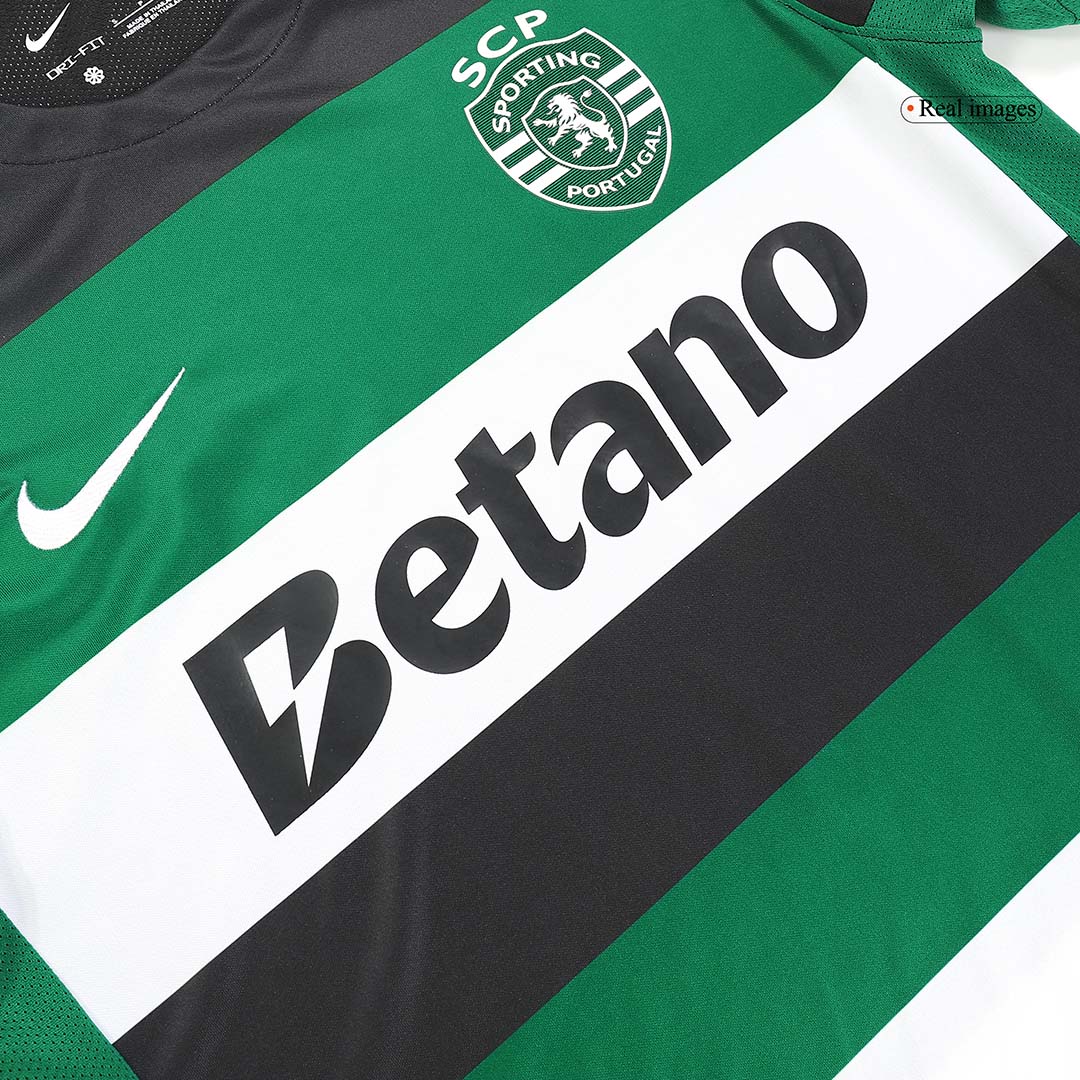Sporting CP Soccer Jersey Home Shirt - Image 8