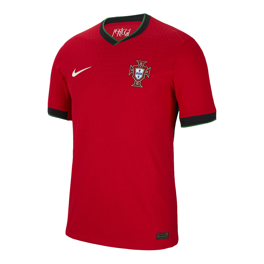Portugal Home Custom Player Version Soccer Jersey Euro