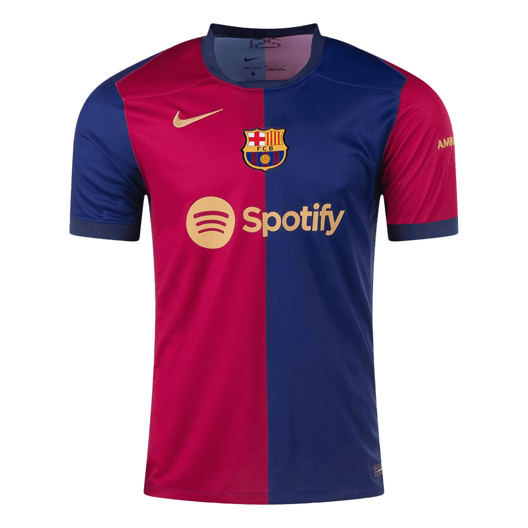 Barcelona Jersey Custom Soccer Jersey Home - 125th Anniversary - Image 4