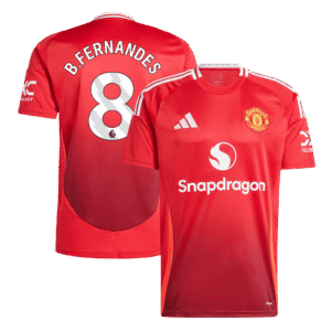 B.FERNANDES #8 Manchester United Home Soccer Jersey