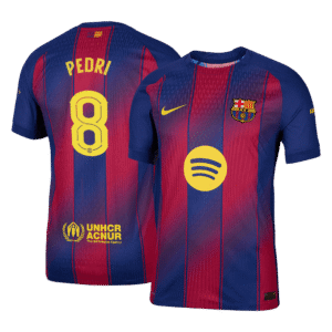Barcelona PEDRI #8 Home Custom Player Version Soccer Jersey 2025/26 - UCL