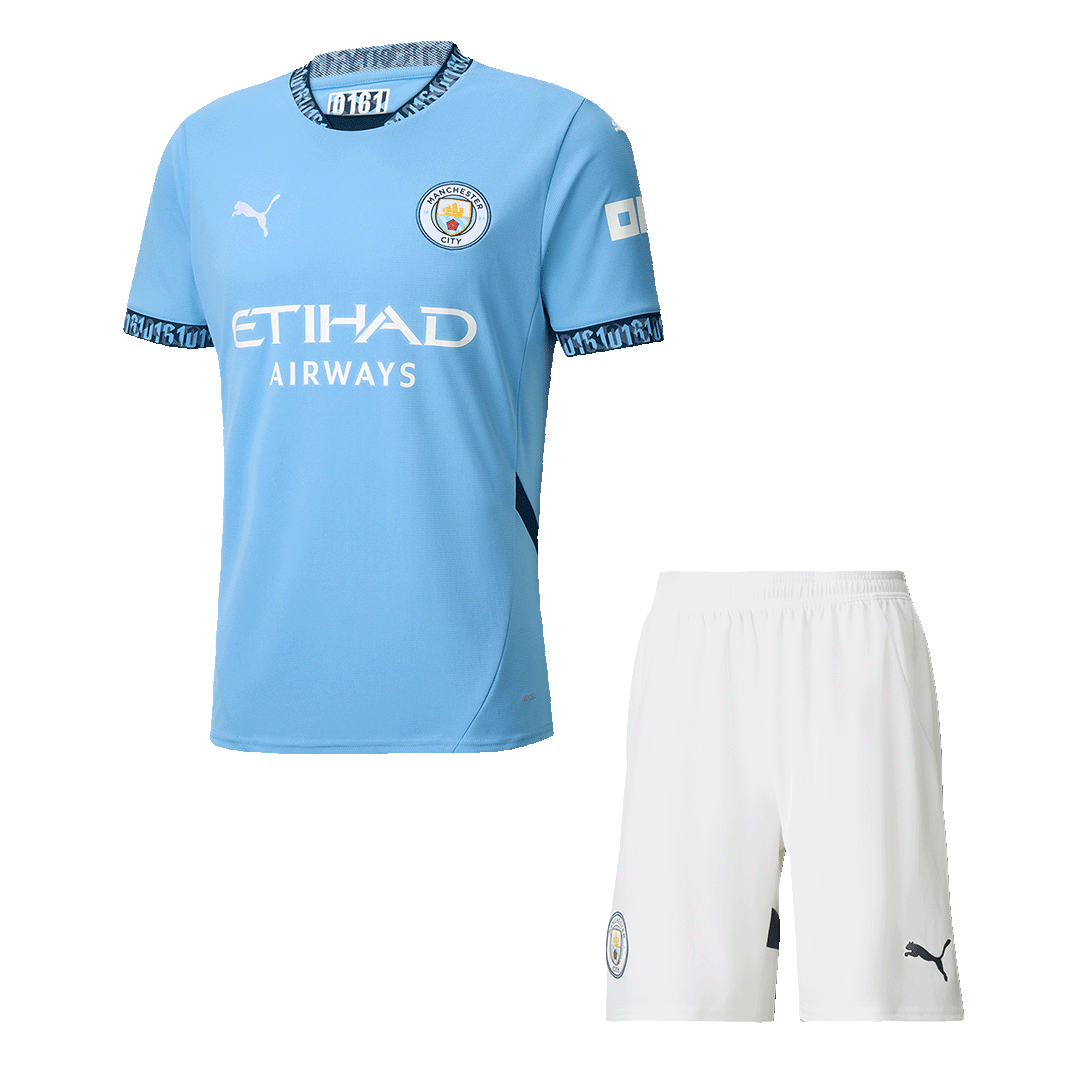 Manchester City Home Soccer Uniform Kits