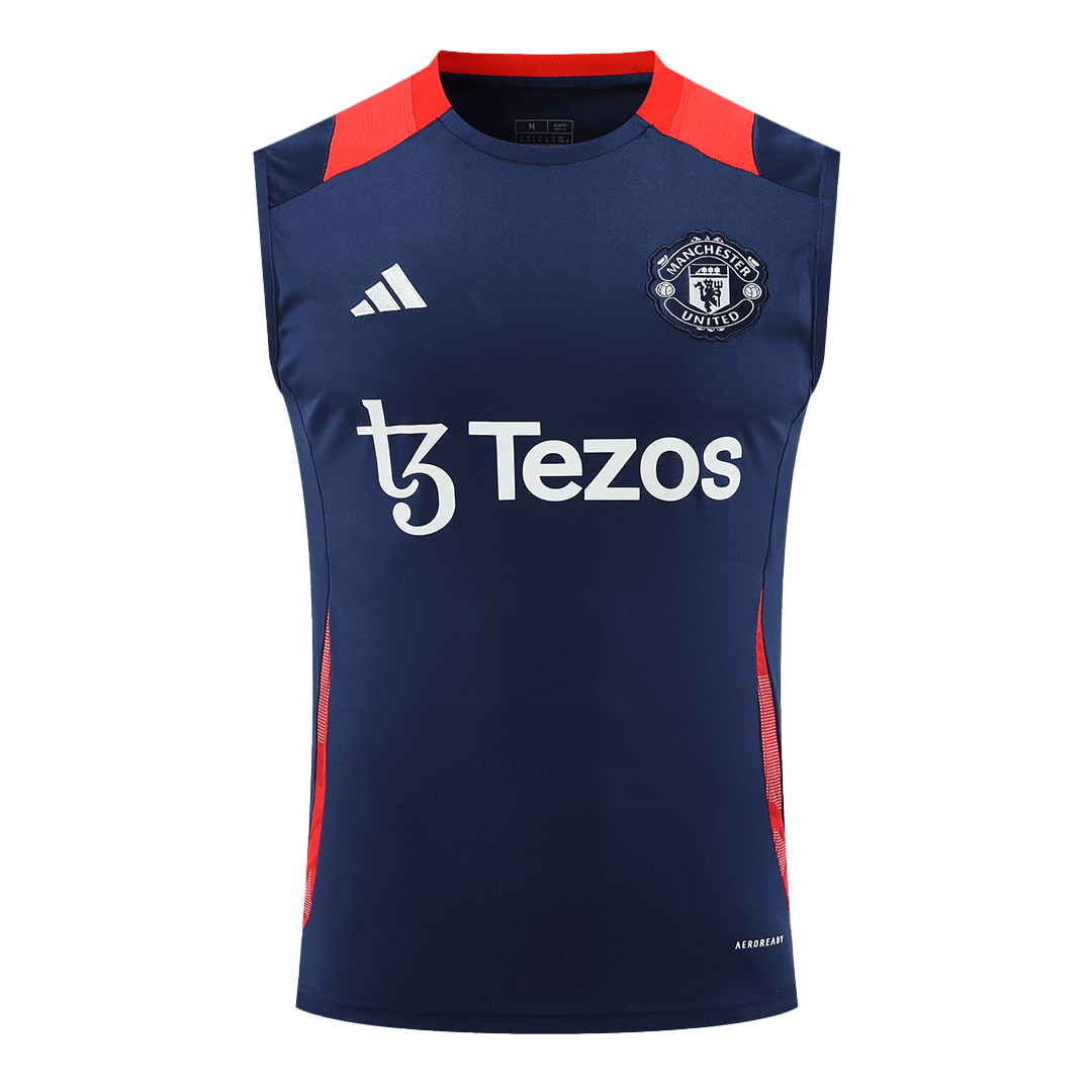 Manchester United Pre-Match Training Vest Navy