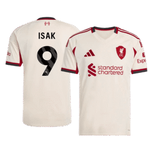 Liverpool ISAK #9 Soccer Jersey Away 2025/26 Custom Shirt