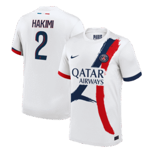 HAKIMI #2 PSG Soccer Jersey Away Custom Shirt 2025/26