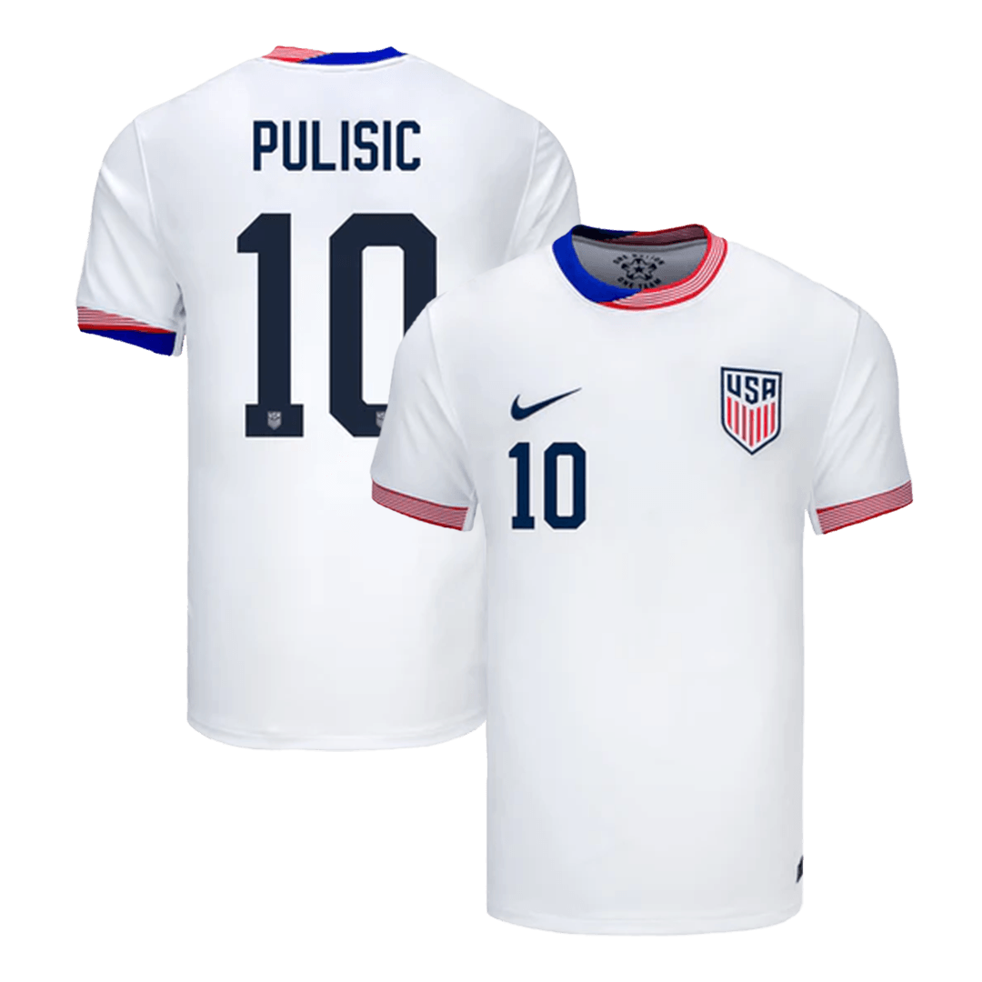 PULISIC #10 USA Soccer Jersey Home Custom Shirt