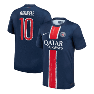 PSG O.DEMBÉLÉ #10 Soccer Jersey Home Custom Shirt - UCL