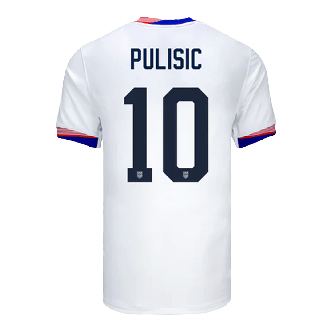 PULISIC #10 USA Soccer Jersey Home Custom Shirt - Image 3
