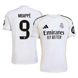 MBAPPÉ #9 Real Madrid Soccer Jersey Home Custom Shirt 2025/26