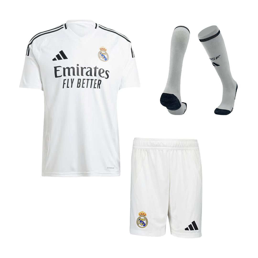 Real Madrid Home Custom Full Soccer Kit