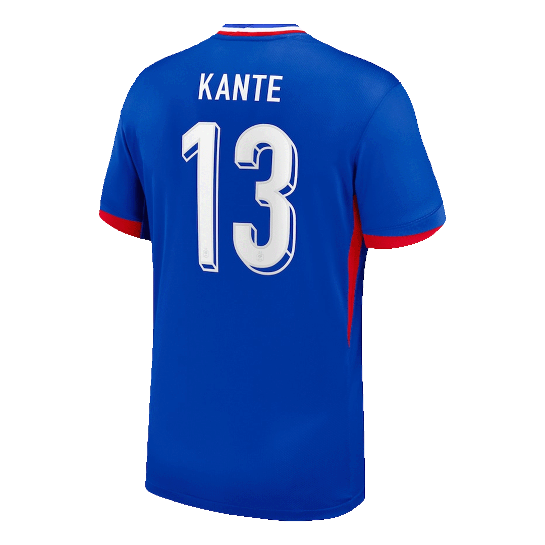 KANTE #13 France Home Soccer Jersey Euro - Image 3