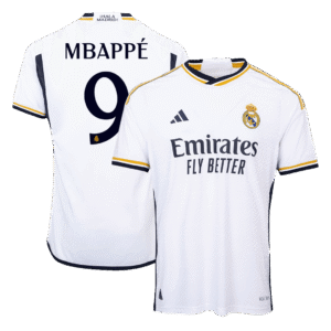 Real Madrid MBAPPÉ #9 Home Custom Player Version Soccer Jersey 2023/24
