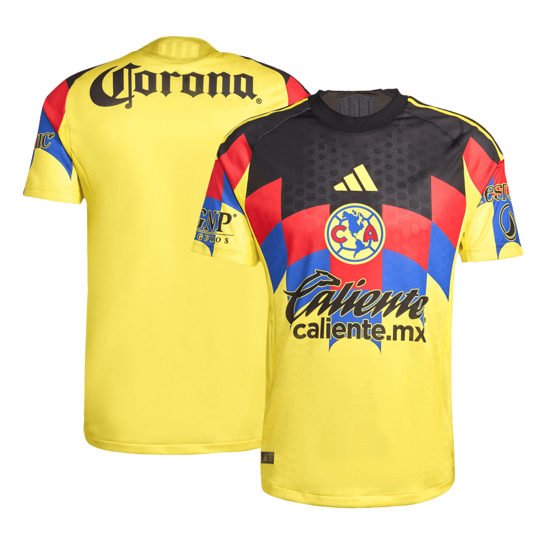 Club America Aguilas Home Custom Player Version Soccer Jersey 2025/26 - Image 3