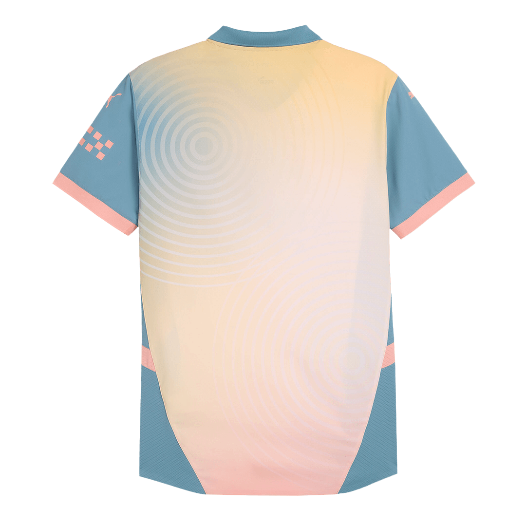 Authentic 'Definitely City' Soccer Jersey Manchester City Fourth Away Shirt - UCL - Image 2