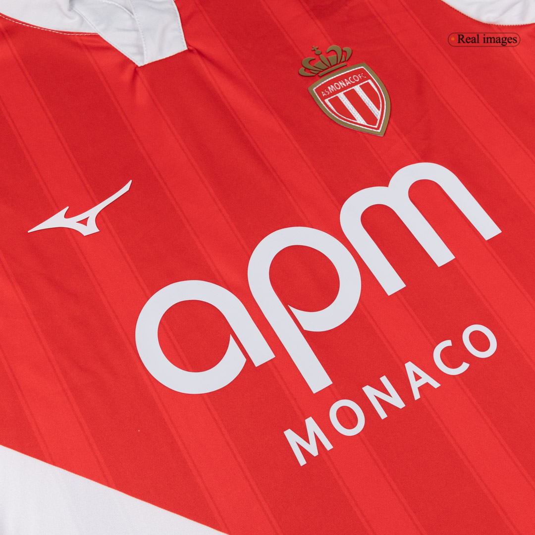 AS Monaco FC Soccer Jersey Home Shirt 2025/26 - Image 8
