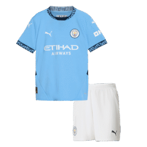 Kids Manchester City Custom Home Soccer Kits