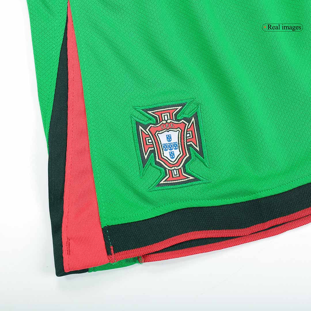Portugal Soccer Shorts Custom Home - Image 7
