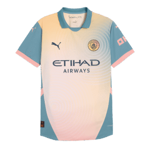 Authentic 'Definitely City' Soccer Jersey Manchester City Fourth Away Shirt - UCL