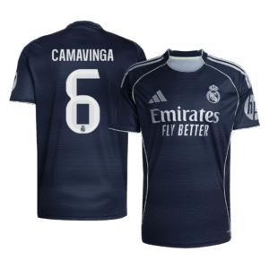 CAMAVINGA #6 Real Madrid Soccer Jersey Away Custom Shirt 2025/26