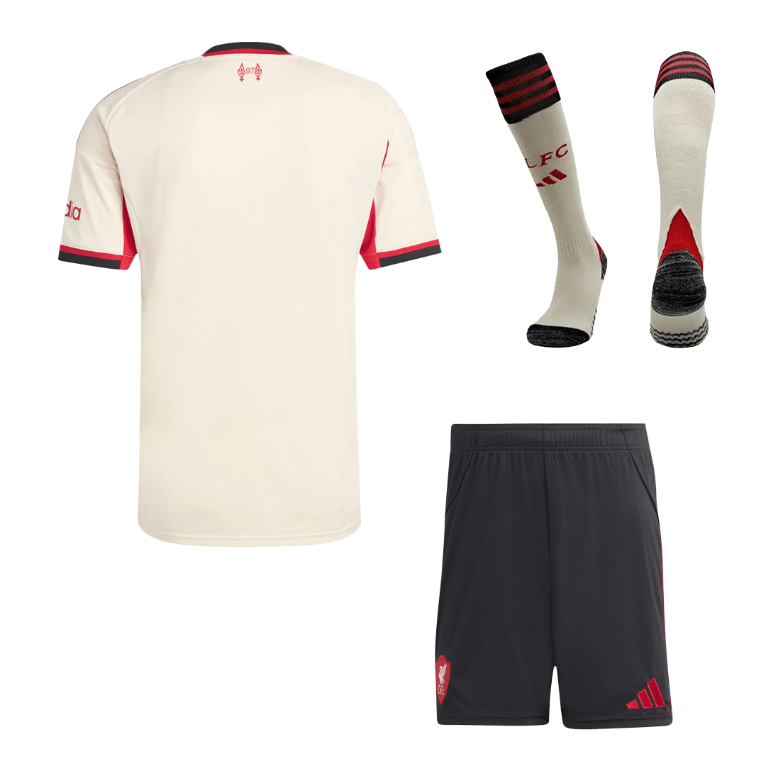 Liverpool Away Custom Full Soccer Kit 2025/26 - Image 2