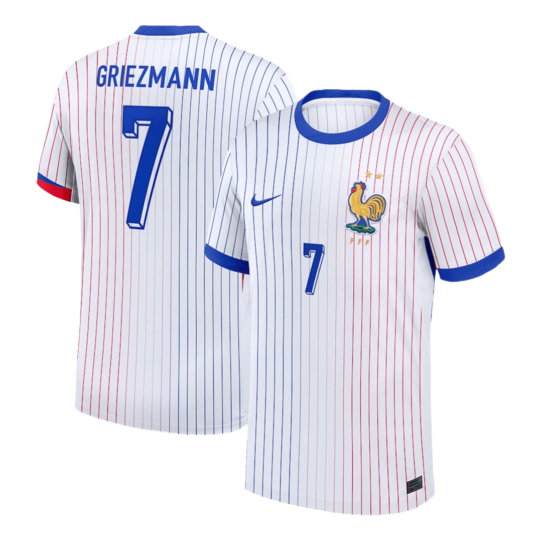 GRIEZMANN #7 France Soccer Jersey Away Custom Shirt