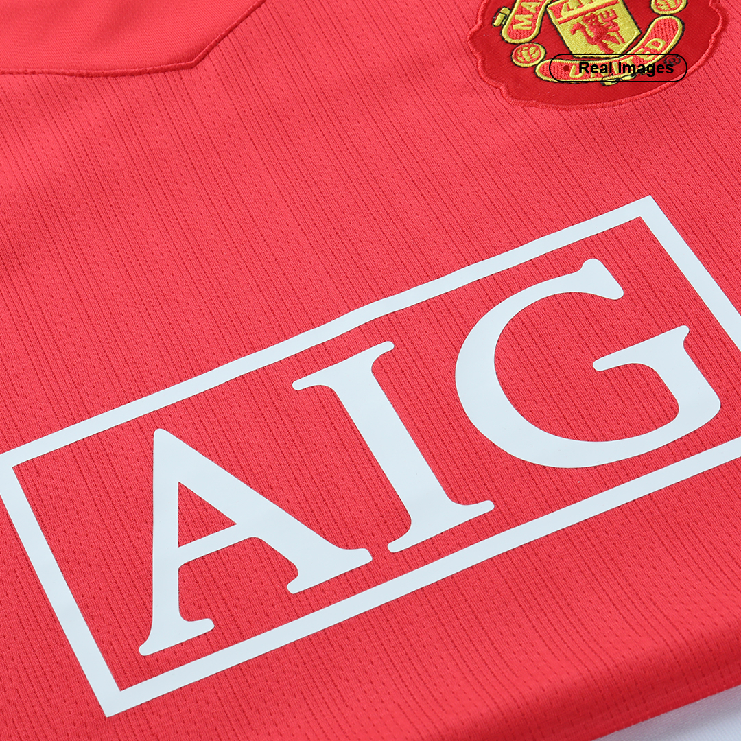 Manchester United Jersey RONALDO #7 Custom Home Soccer Jersey 2007/08 - Image 6