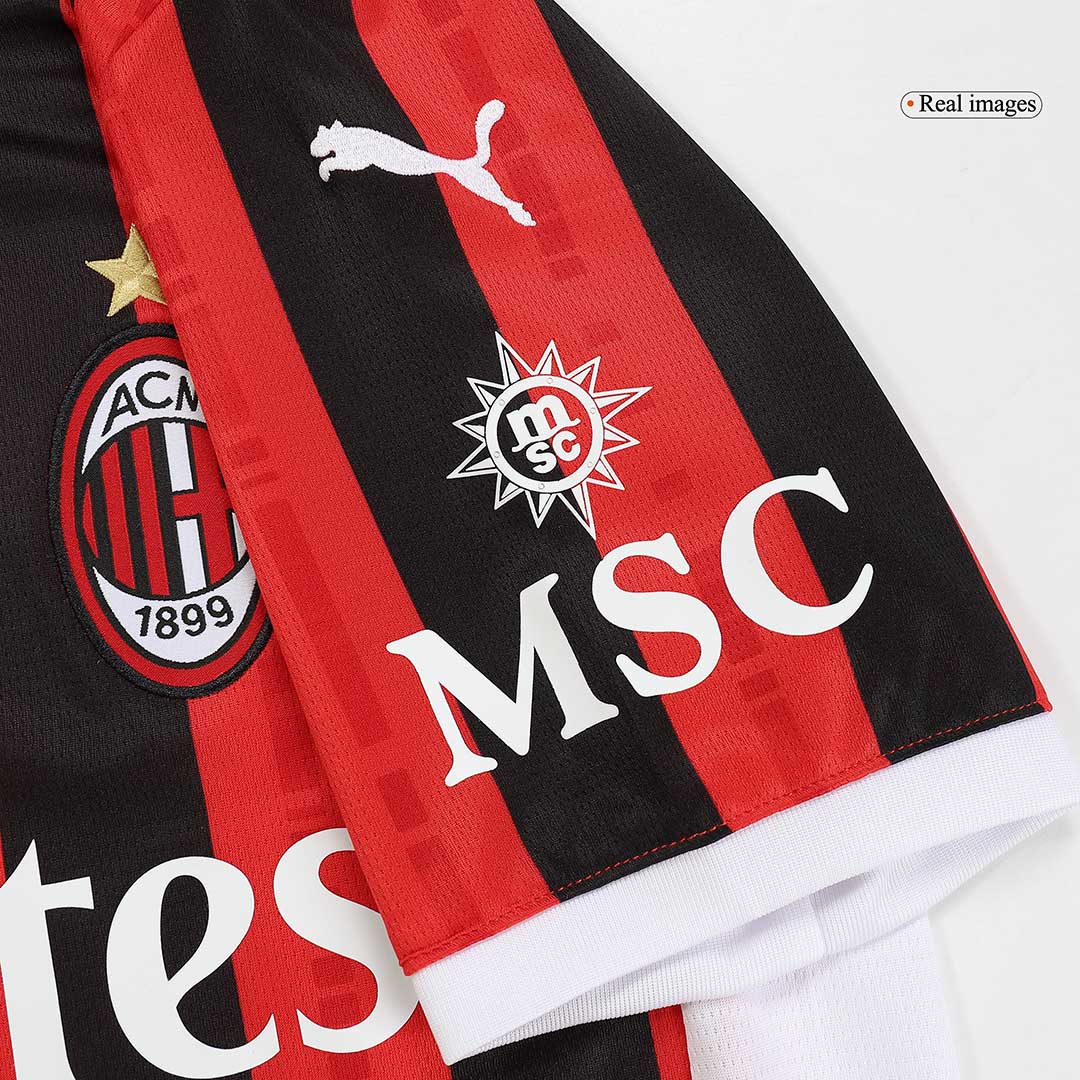 AC Milan Soccer Jersey Home Custom Shirt - Image 12