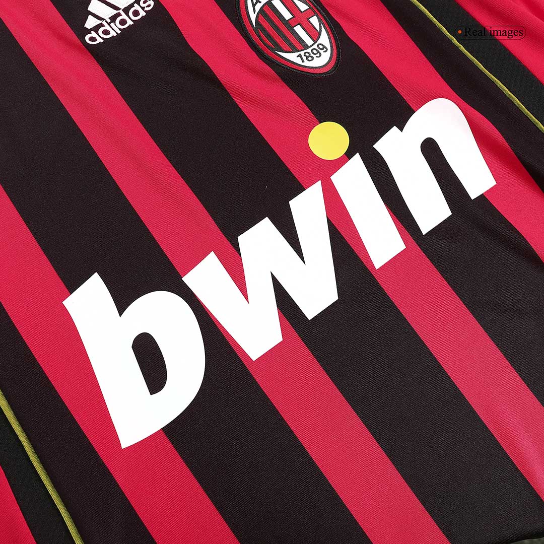 RONALDO #99 AC Milan Retro Jersey Home Soccer Shirt 2006/07 - Image 4