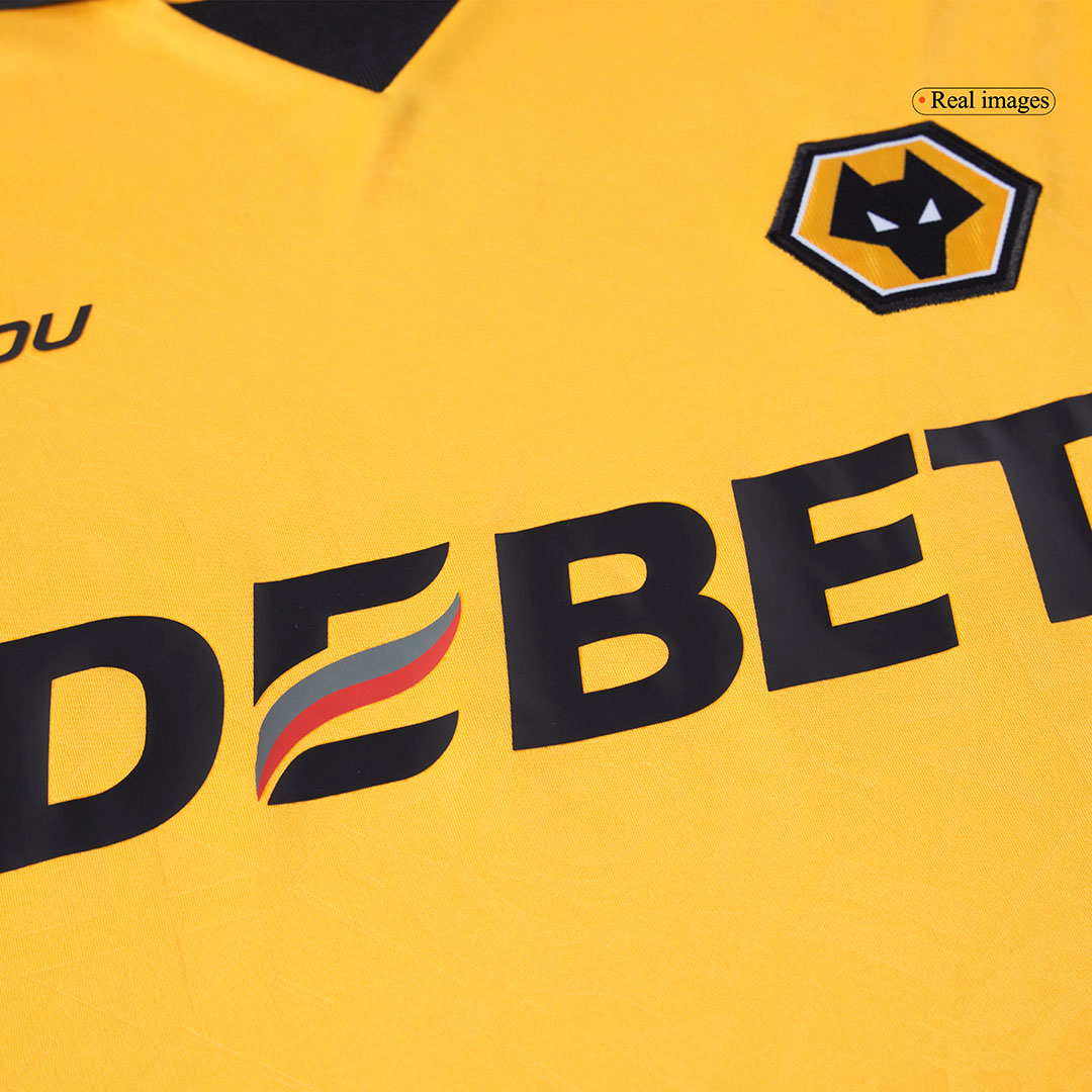 Wolverhampton Wanderers Soccer Jersey Home Custom Shirt 2025/26 - Image 10