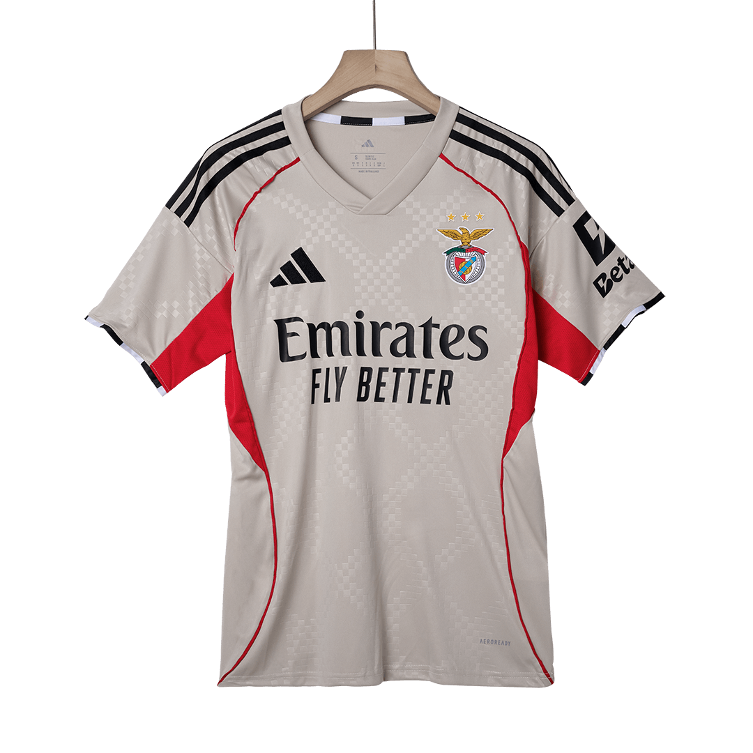 Benfica Soccer Jersey Away Custom Shirt 2025/26 - Image 5