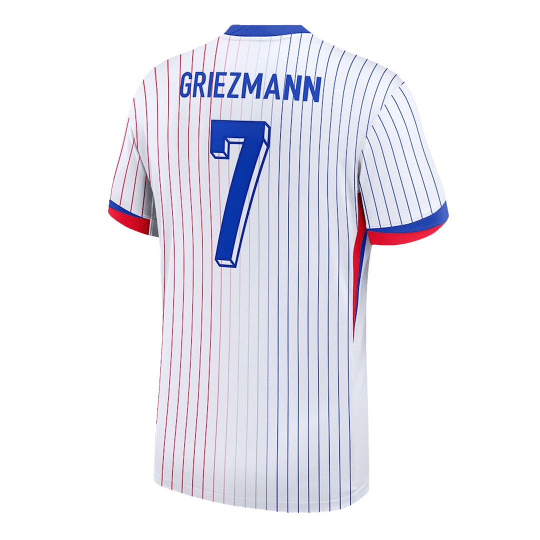 GRIEZMANN #7 France Soccer Jersey Away Custom Shirt - Image 3