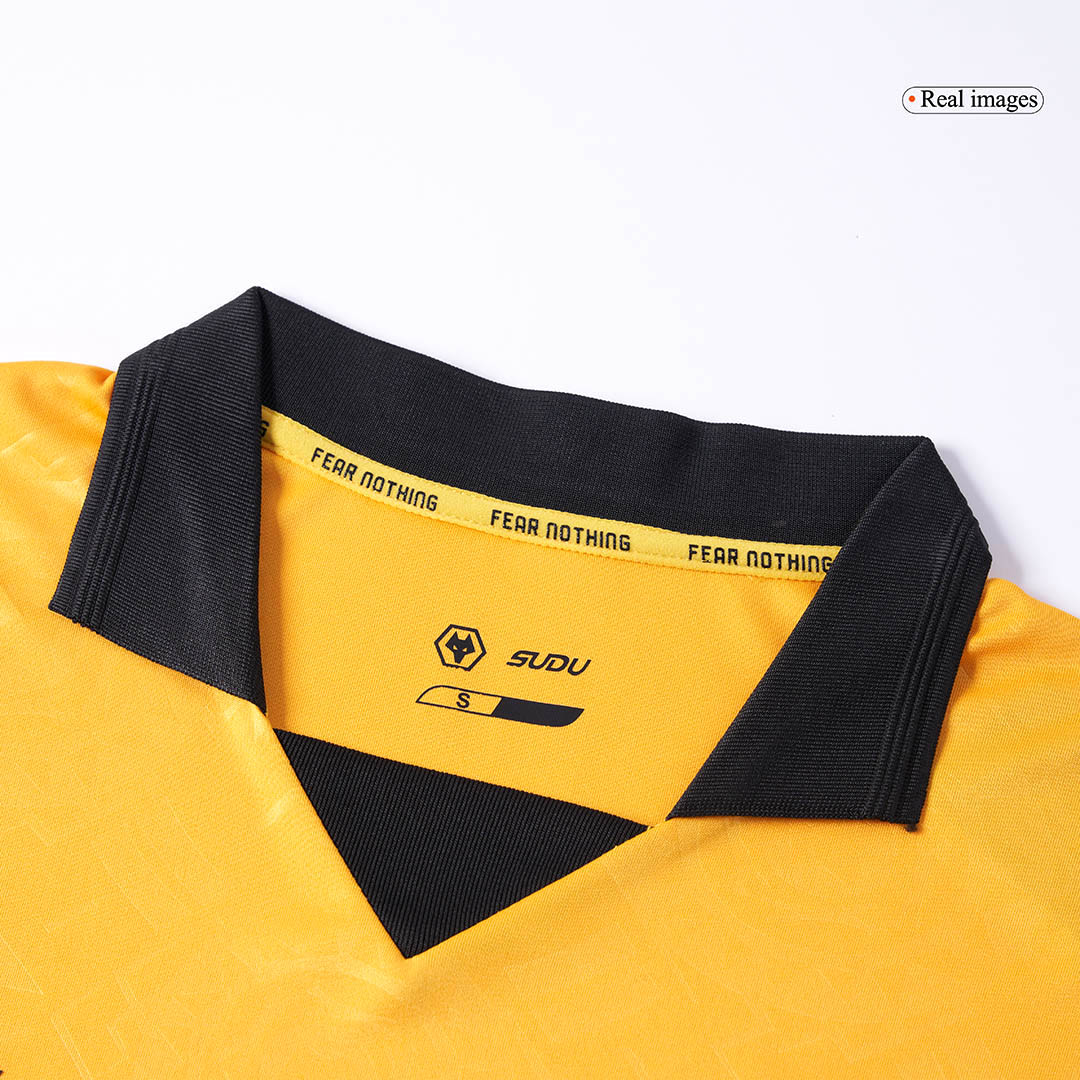 Wolverhampton Wanderers Soccer Jersey Home Custom Shirt 2025/26 - Image 7