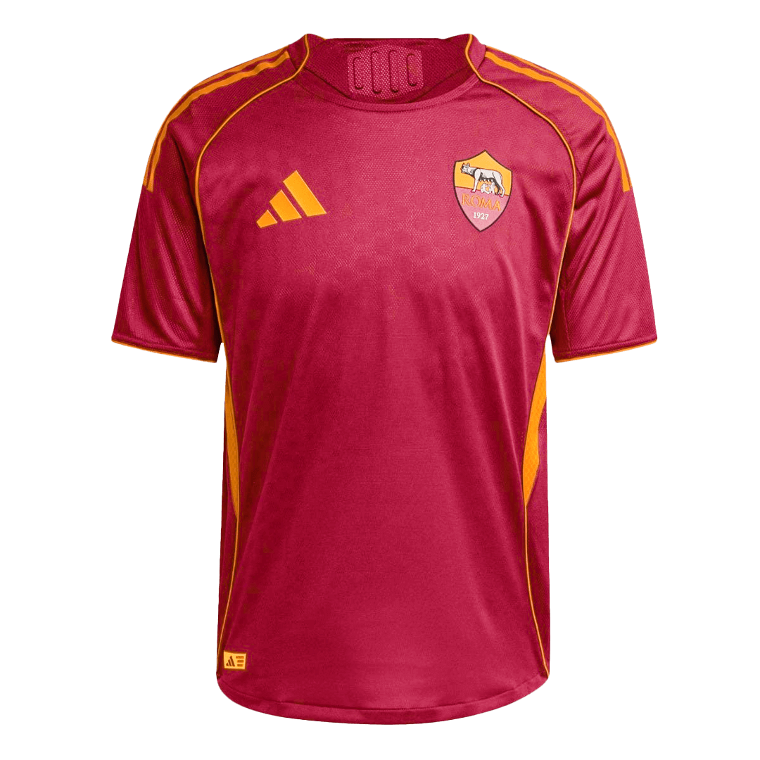 Roma Home Custom Player Version Soccer Jersey 2025/26 - Image 4