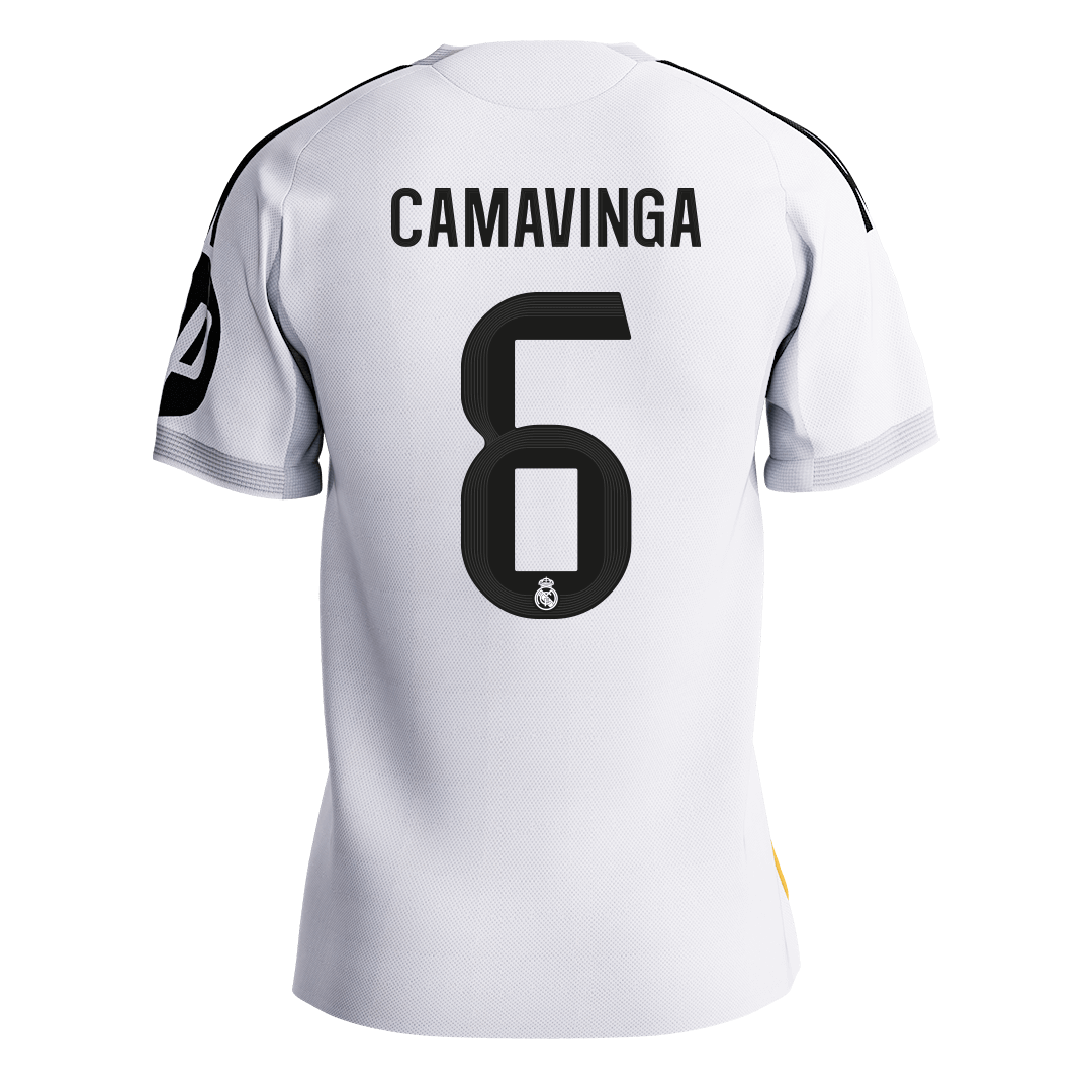 Real Madrid CAMAVINGA #6 Home Custom Player Version Soccer Jersey 2025/26 - Image 2