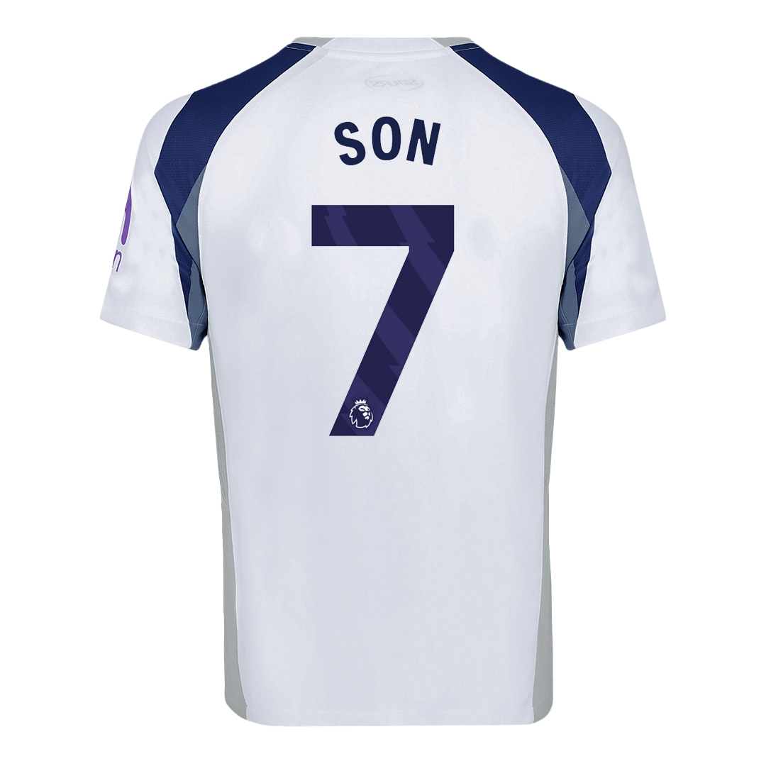 SON #7 Tottenham Hotspur Soccer Jersey Home Custom Shirt 2025/26 - Image 3