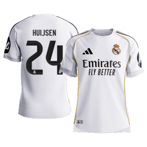 Real Madrid HUIJSEN #24 Home Custom Player Version Soccer Jersey 2025/26