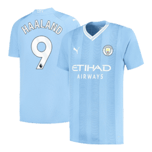 Manchester City Jersey HAALAND #9 Custom Home Soccer Jersey 2023/24