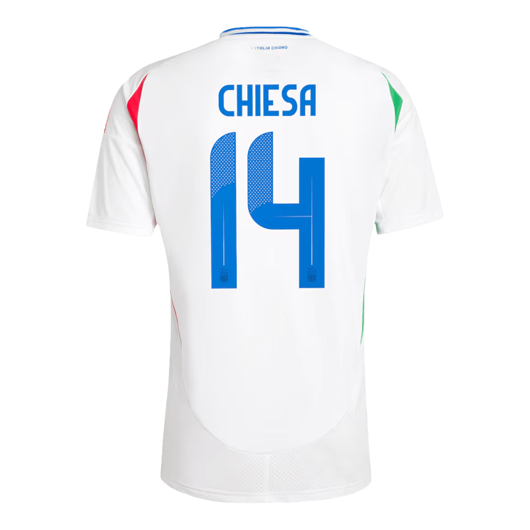 CHIESA #14 Italy Soccer Jersey Away Custom Shirt - Image 3