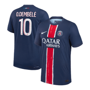 PSG O.DEMBÉLÉ #10 Custom Player Version Home Soccer Jersey