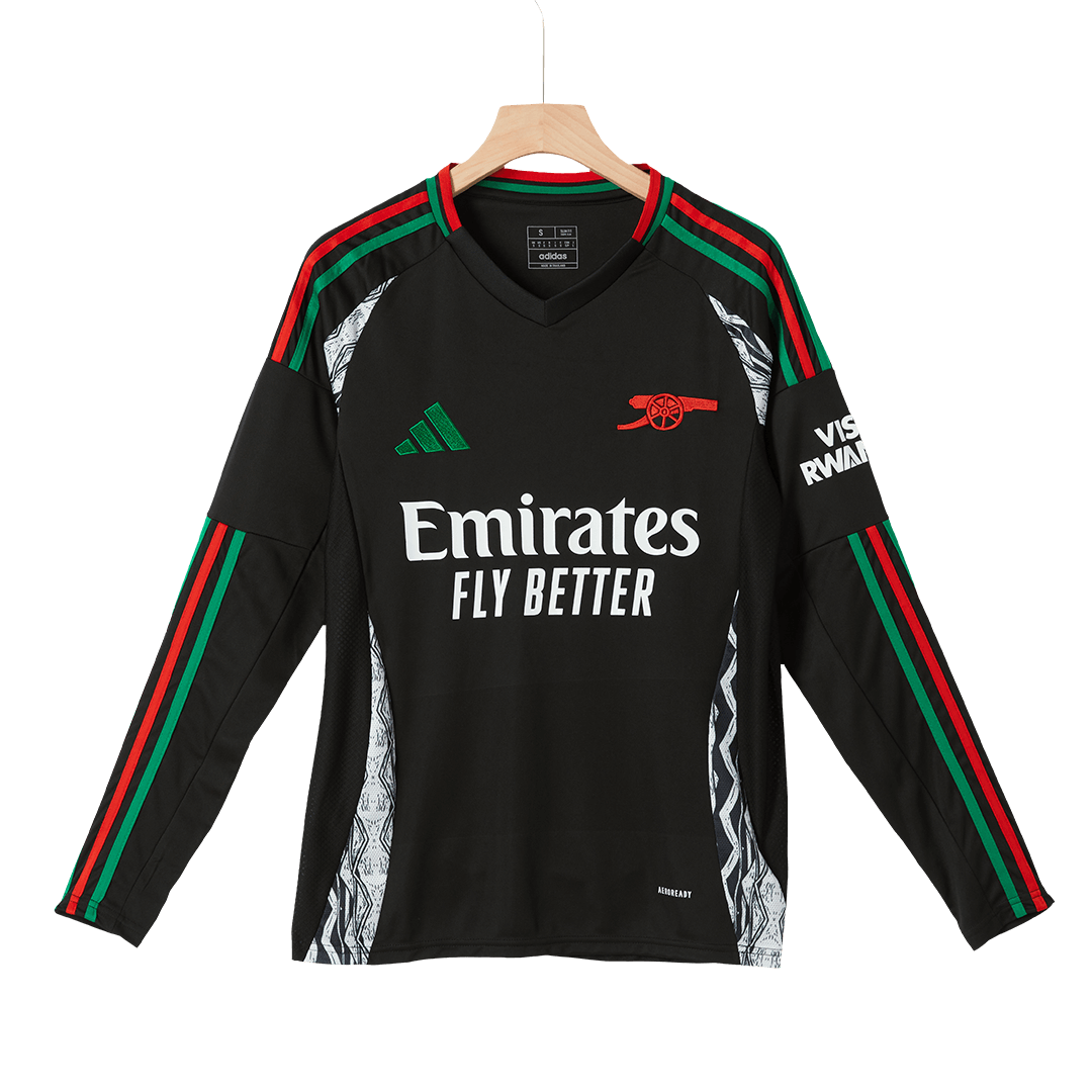 Arsenal Long Sleeve Jersey Away Football Shirt - Image 5