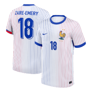 ZAIRE-EMERY #18 France Soccer Jersey Away Custom Shirt