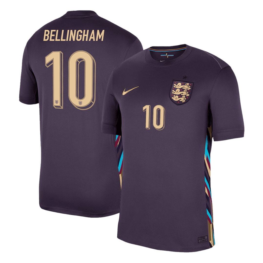 BELLINGHAM #10 England Soccer Jersey Away Custom Shirt