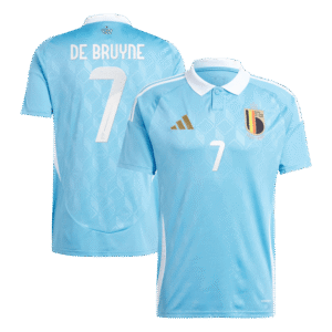 Belgium Jersey Custom DE BRUYNE #7 Soccer Jersey Away