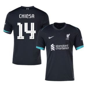 CHIESA #14 Liverpool Soccer Jersey Away Custom Shirt - UCL
