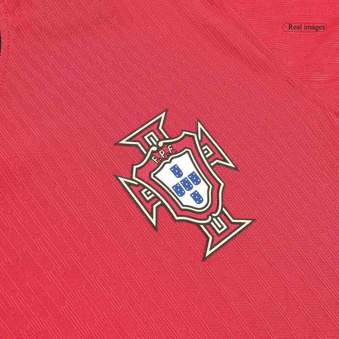 Portugal Home Custom Player Version Soccer Jersey Euro - Image 7