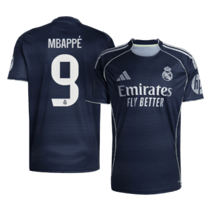 MBAPPÉ #9 Real Madrid Soccer Jersey Away Custom Shirt 2025/26