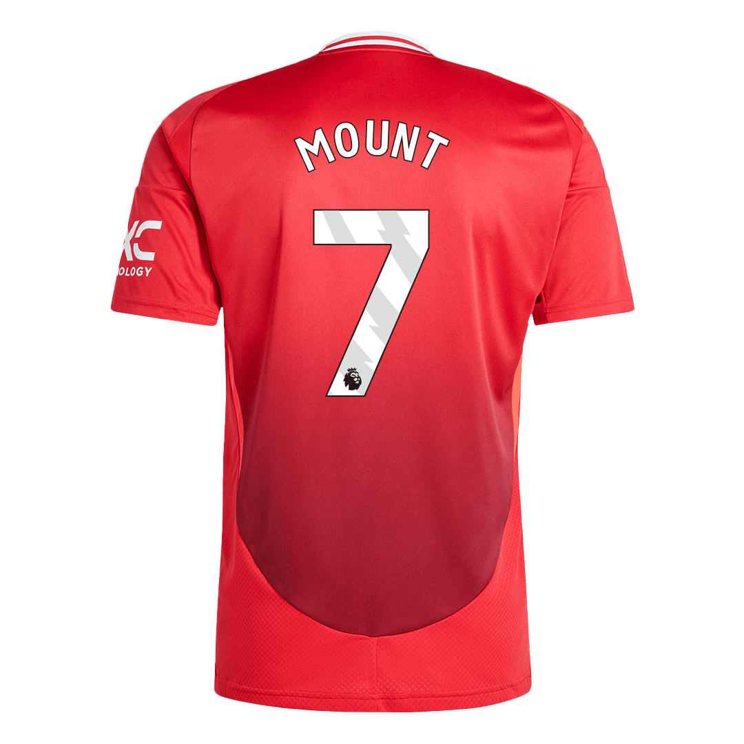 Manchester United Jersey Custom MOUNT #7 Soccer Jersey Home - Image 3