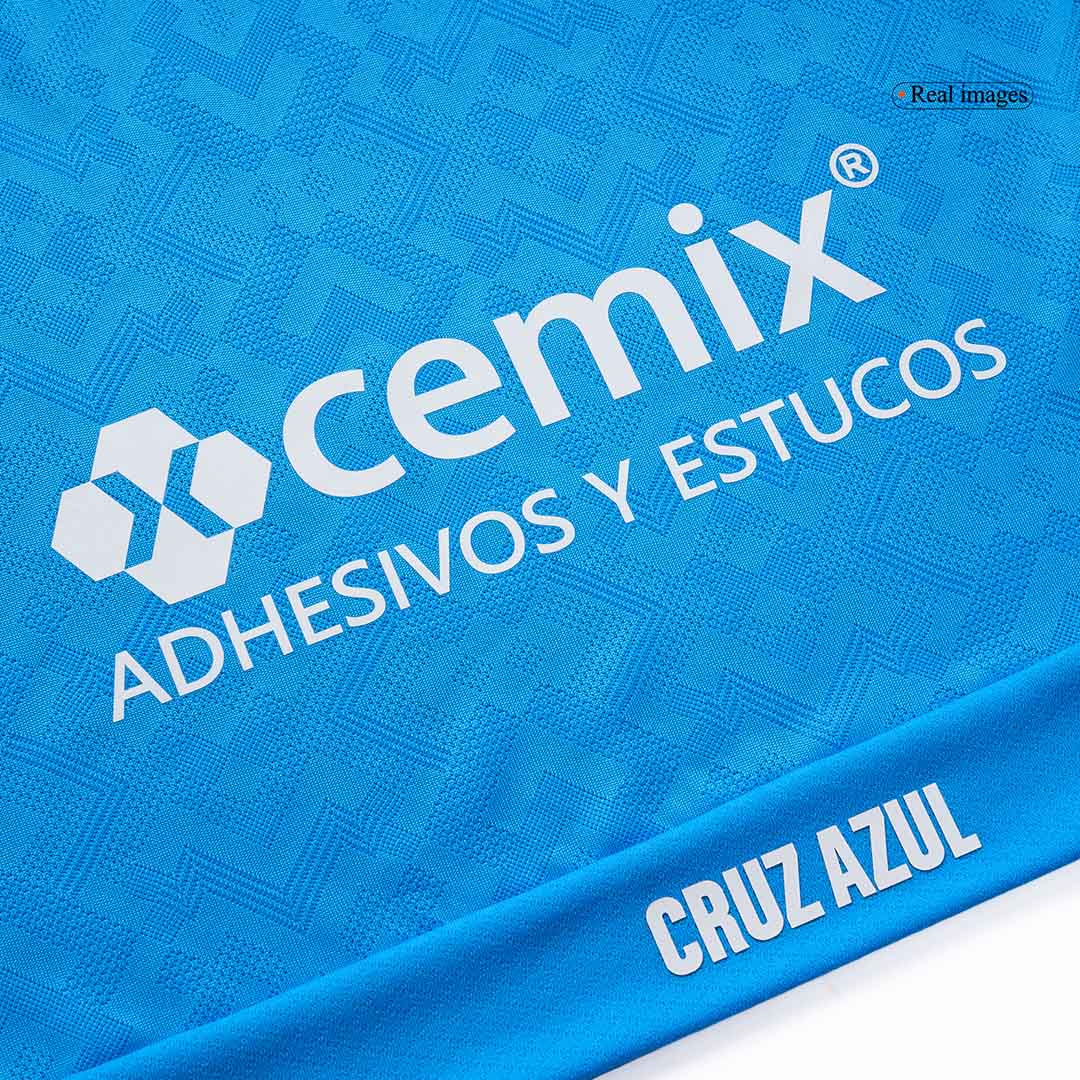 Cruz Azul Home Custom Player Version Soccer Jersey - Image 9