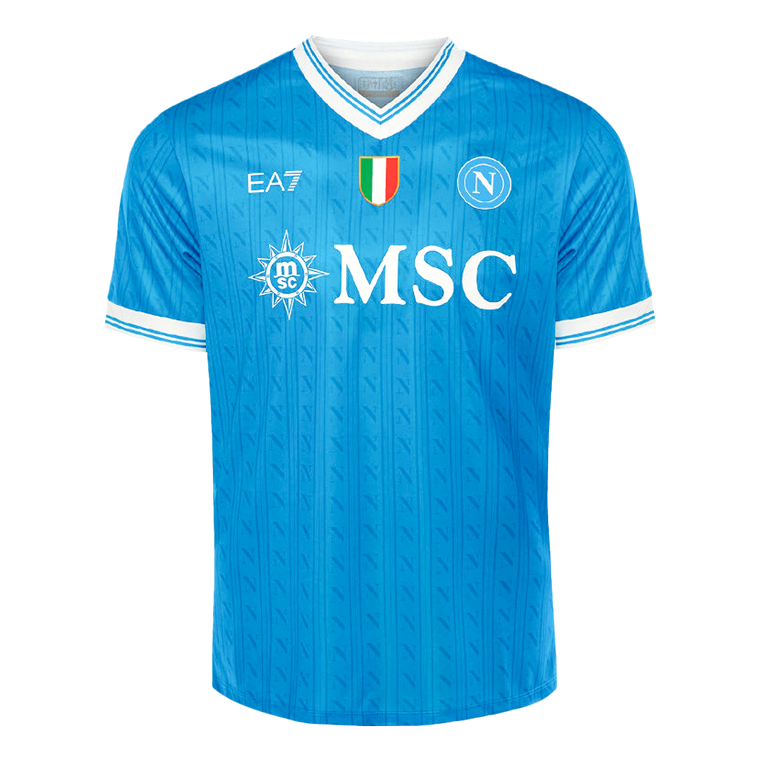 Napoli Soccer Jersey Home Custom Shirt 2025/26