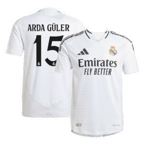 Real Madrid ARDA GÜLER #15 Home Custom Player Version Soccer Jersey